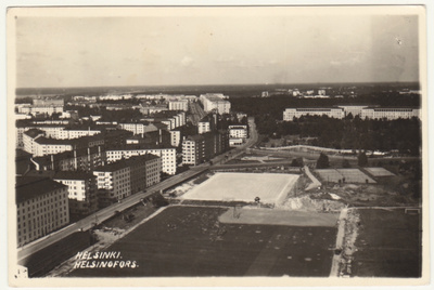 Helsinki ilmakuva 1955