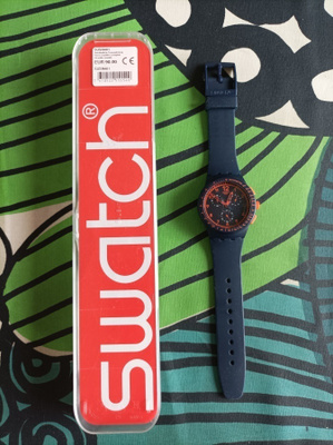 Swatch kello tum sin oranssi - erittäin siisti!