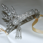 Flapper Diadeemi Korvakorut & Satiinikäsineet - pikkukuva 2