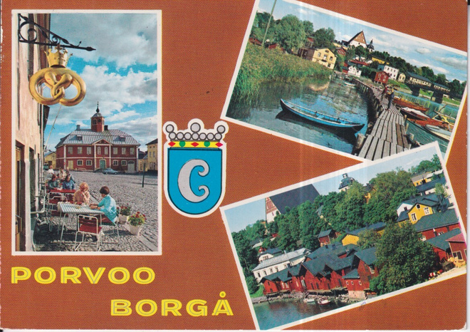 Porvoo - Borgå, vaakuna, sommitelmakortti    ,e115