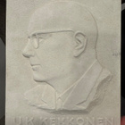 Urho Kekkonen reliefi kipsi - pikkukuva 1