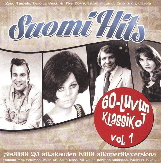 SUOMI HITS, 60-luvun klassikot vol 1 (CD), mm. Irwin, Carola