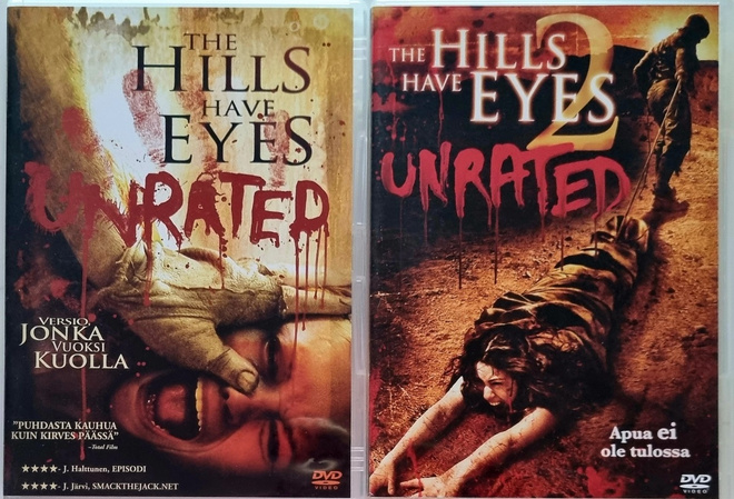 THE HILLS HAVE EYES 1 & 2 DVD (2 X 1 DISC)