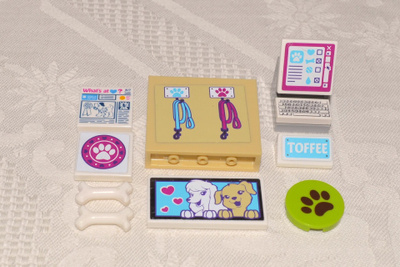 LEGO Friends - koira aiheiset osat - (osia 12 kpl)