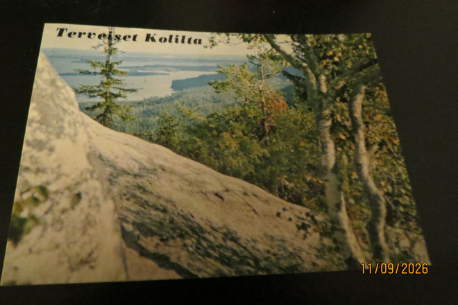 TERVEISET KOLILTA1979 KULKENUT KORTTI
