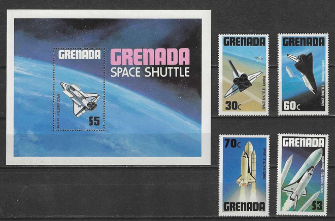 (S0353) GRENADA, 1981 (Space Shuttle). MNH**