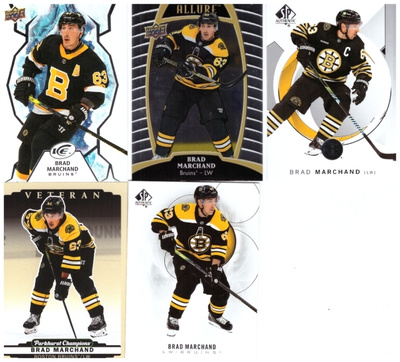 5 x BRAD MARCHAND Bruins