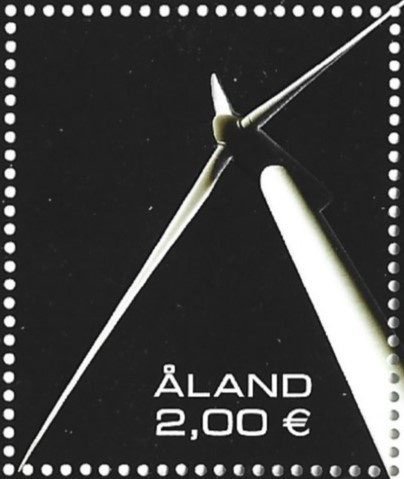 Åland 2009  ÅBL 8  Sähkö 100 vuotta  2,00 €  ** LaPe 301