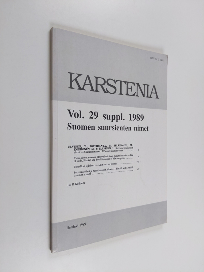 Suomen suursienten nimet