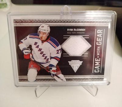 2011-12 Panini Titanium Game Worn Gear Ryan McDonagh #100