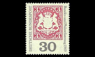 Saksa 601 ** Postimerkin päivä (1969)