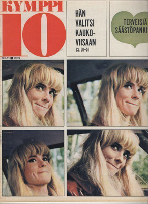 Kymppi 10 n:o 11 1969 Säkylä. POP Mylly. Söpö David.