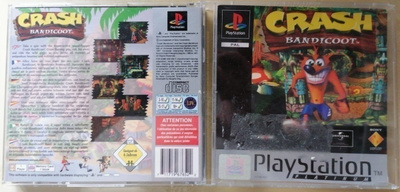 Crash Bandicoot PlayStation PS1 Platinum (Käytetty)