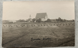 Valokuva/postikortti, Sauvo, Sauvon kirkko