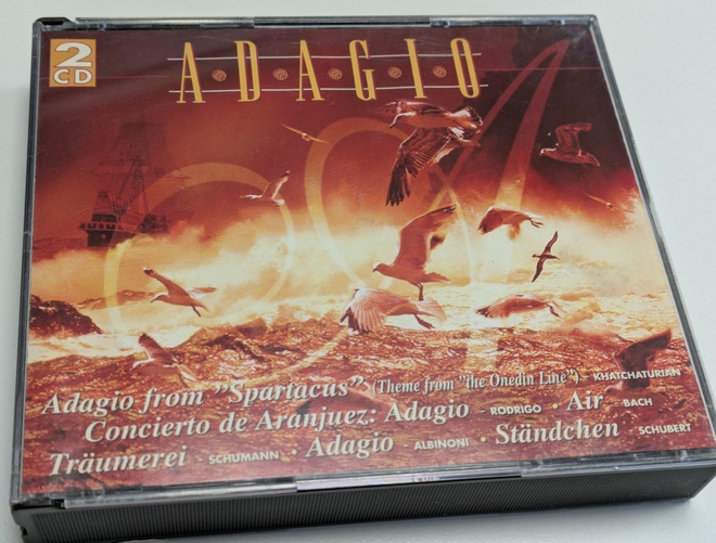 Adagio (2CD) Mozart Schubert Brahms Bach Grieg Vivaldi