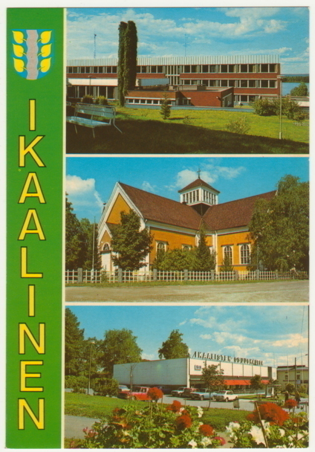 Ikaalinen rakennuksia vaakuna 80-luku