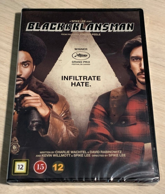BlacKkKlansman (2018) Spike Lee -elokuva (UUSI)
