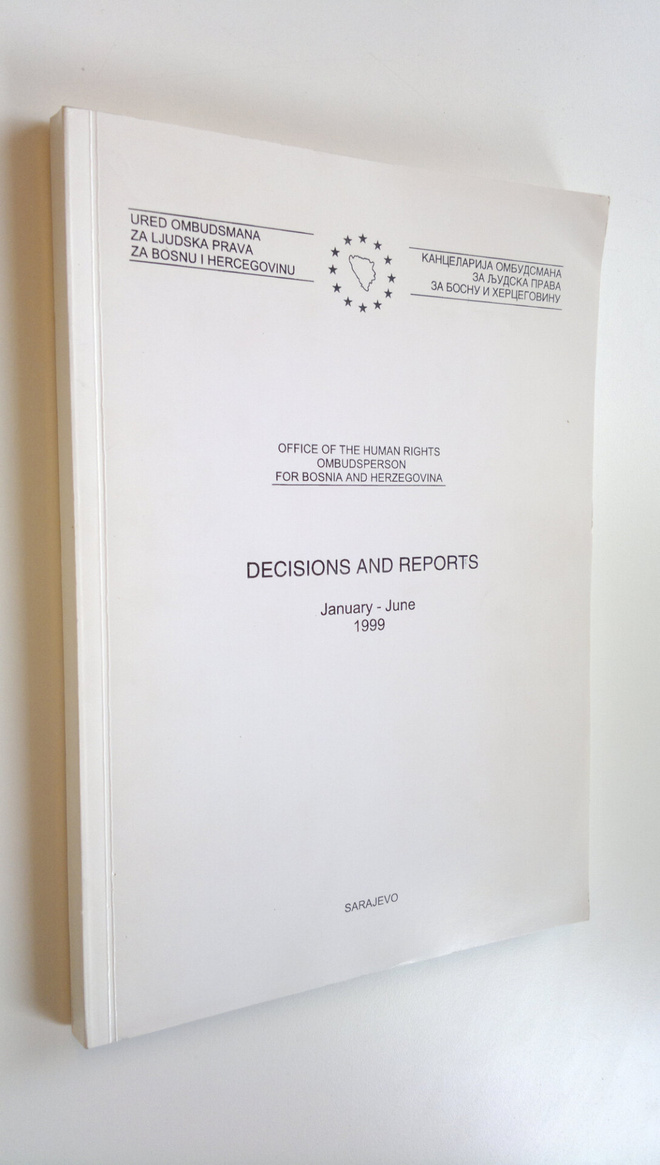 Decisions and reports January - June 1999 : Office of the...