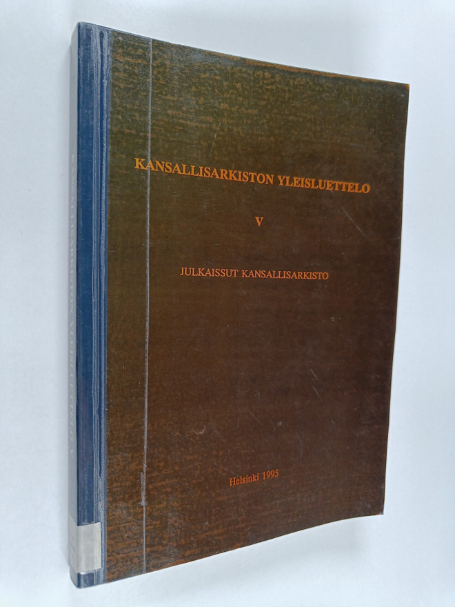 Kansallisarkiston yleisluettelo 5 : Autonomian ajan komit...