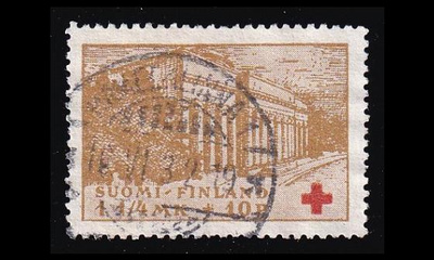 173 o Punainen risti 1 1/4mk+10p Hämeenlinna 16.VI.32 (1932