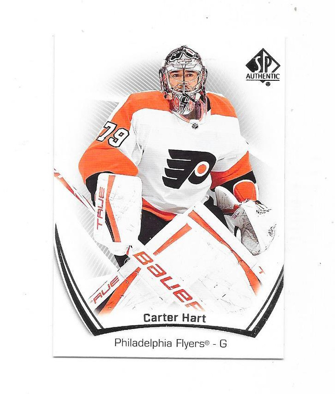 2021-22 SP Authentic #35 Carter Hart Philadelphia Flyers MV