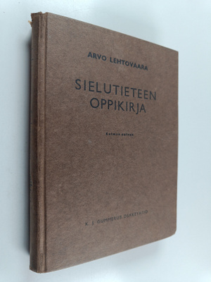 Arvo Lehtovaara : Sielutieteen oppikirja