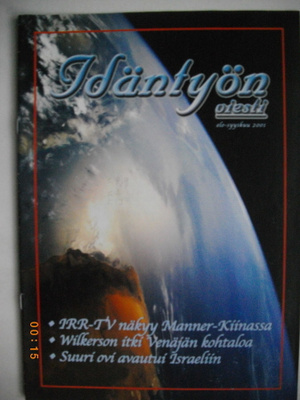 Idäntyön viesti - elo-syyskuu 2001 (27.6)