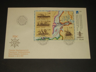 FDC 1986 Finlandia 88  laivat