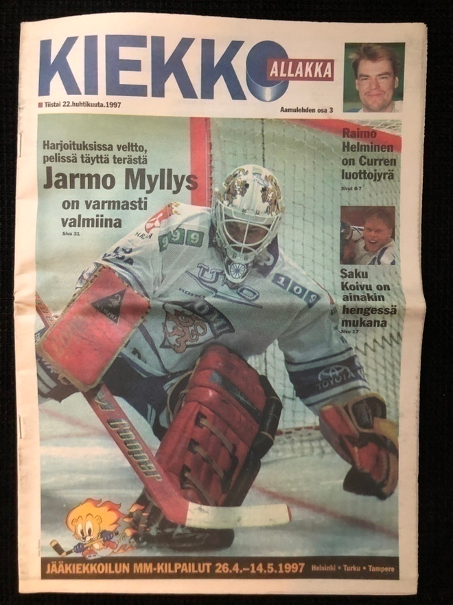 Kiekko Allakka. Aamulehden spesiaali. 1997.