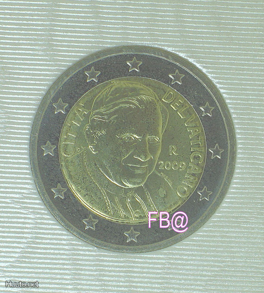 2009 VATIKAANI : 2euro BU sarjasta