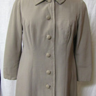 Beige kevyt takki - VINTAGE - pikkukuva 1