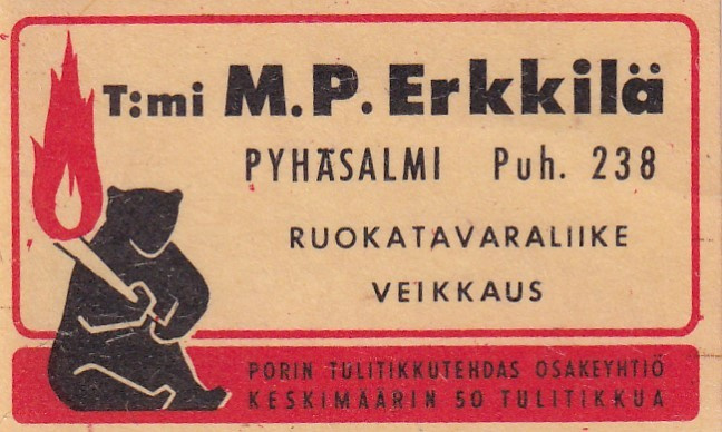 Pyhäsalmi,   T:mi M. P. Erkkilä   sk2/5