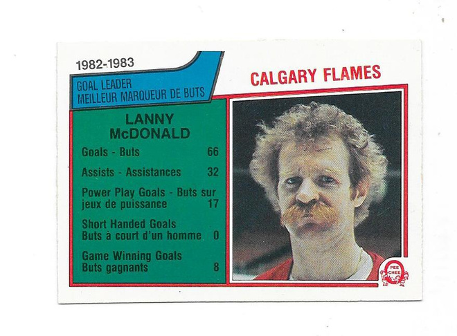 1983-84 OPC #74 Lanny McDonald Calgary Flames
