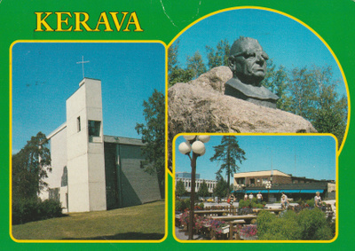 KIRKKOKORTTI - KERAVAN KIRKKO - 1