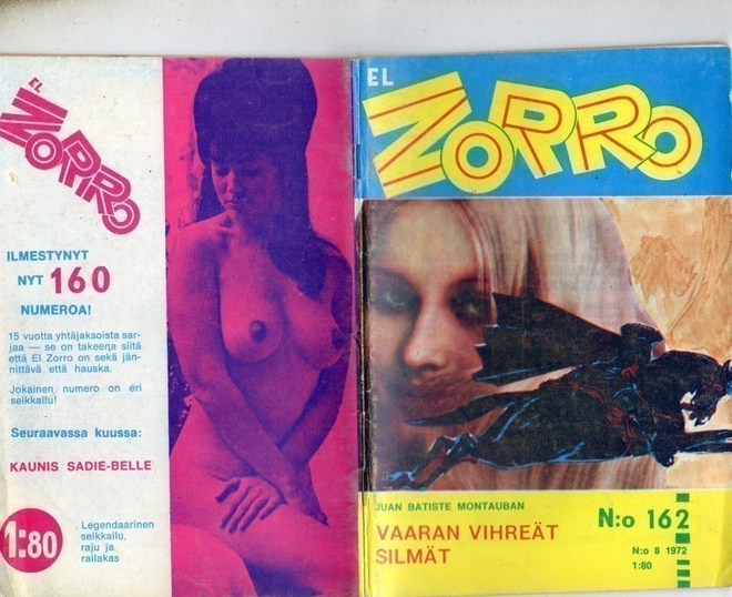 El Zorro n:o 162 Vaaran vihreät silmät.