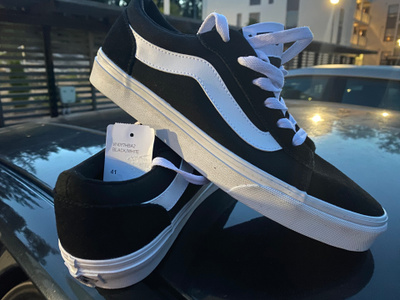 Vans miesten vapaa-ajan kenkä Vero LS Black White