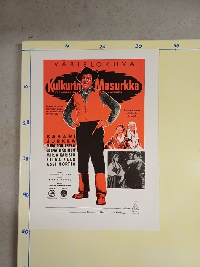 Kulkurin Masurkka ELOKUVAJULISTE