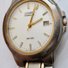 VANHA Kello Citizen Titanium WR 100 Water Resist KAUNIS - pikkukuva 2