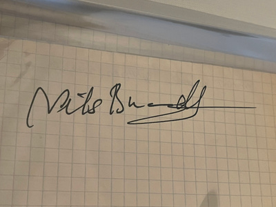 Nils Brandt nimikirjoitus paperilla