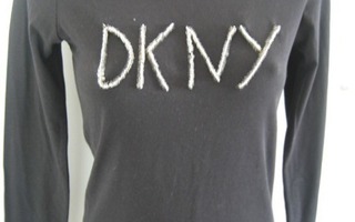 DKNY PITKÄHIH.PAITA DKNY-METALLIKORISTEILLA XS (S)   *UUSI*