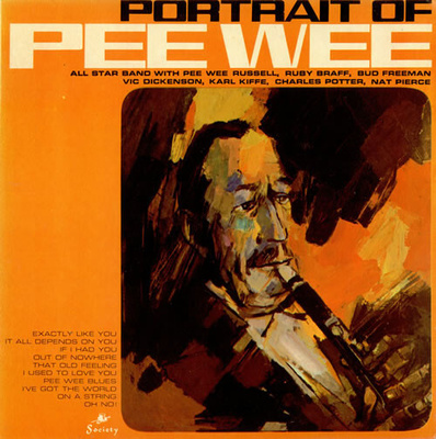 Pee Wee Russell vinyyli LP Portrait Of Pee Wee