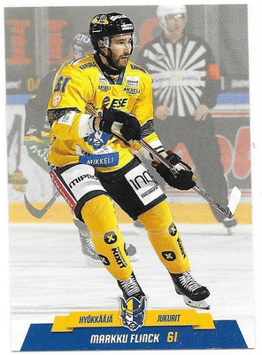 2017-18 CardSet #226 Markku Flinck Jukurit