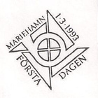 Åland 1993 BL 2 Posti Postitalo EP leima Lape 067 - pikkukuva 2