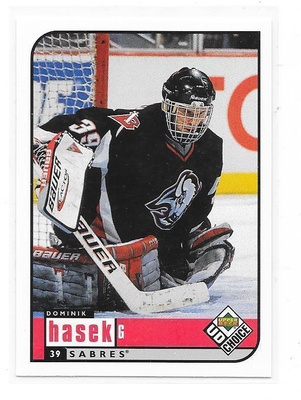 1998-99 UD Choice #23 Dominik Hasek Buffalo Sabres MV