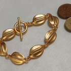 Upea 18k kullattu Kanadalainen rannekoru Gold plated Vintage - pikkukuva 4