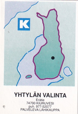 Kiuruvesi, Yhtylän Valinta . Kartta  , Kesko     6/16