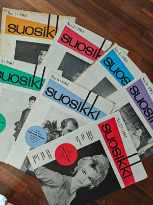 Suosikki-lehtiä vuodelta 1961 (7kpl)