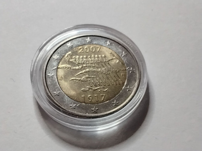 Suomi 2 euro 2017 circ Suomi 100v