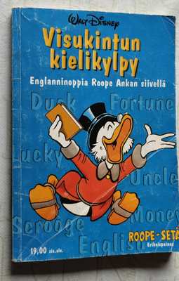 ENGLANNINOPPIA ROOPE ANKAN SIIVELLÄ KIRJA