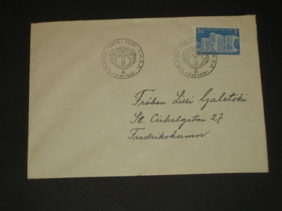 FDC 1956 Vaasa 350-v  El,